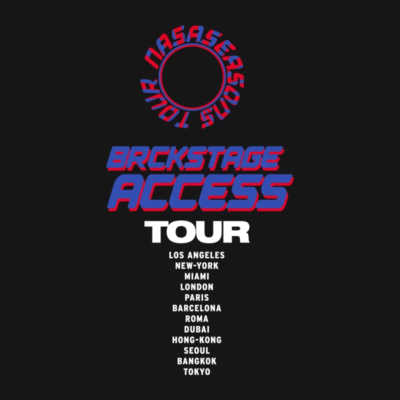 Backstage Zugang Welttour Herren Langarm T-Shirt