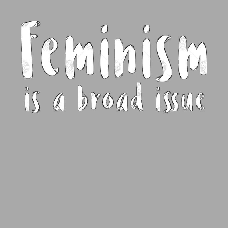 Feminism is a broad issue Male Pullover Hoodie