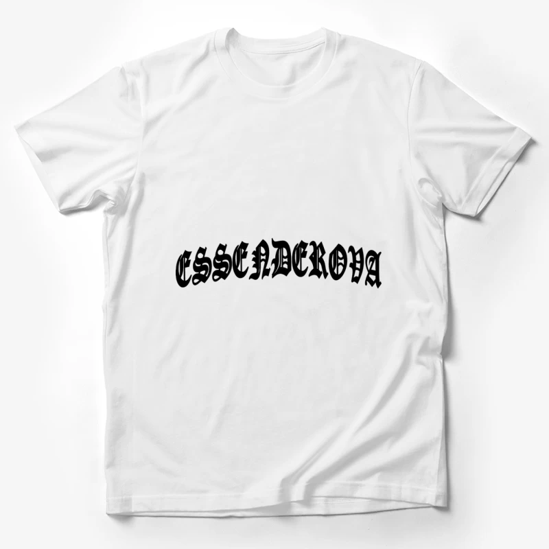 Gothische Schriftzug Herren T-Shirt