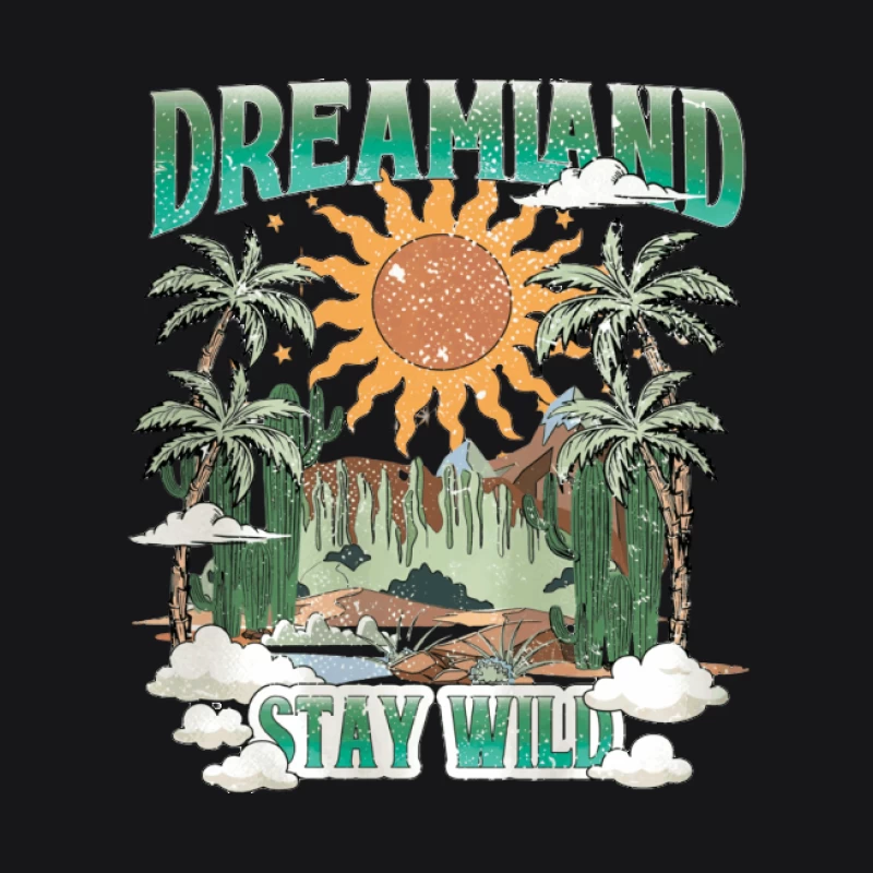 Wildes Traumland mit Palmen Herren Pullover Hoodie
