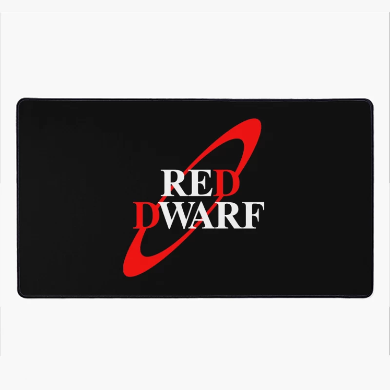 Red Dwarf Science Fiction TV Series Logo Desk Mat