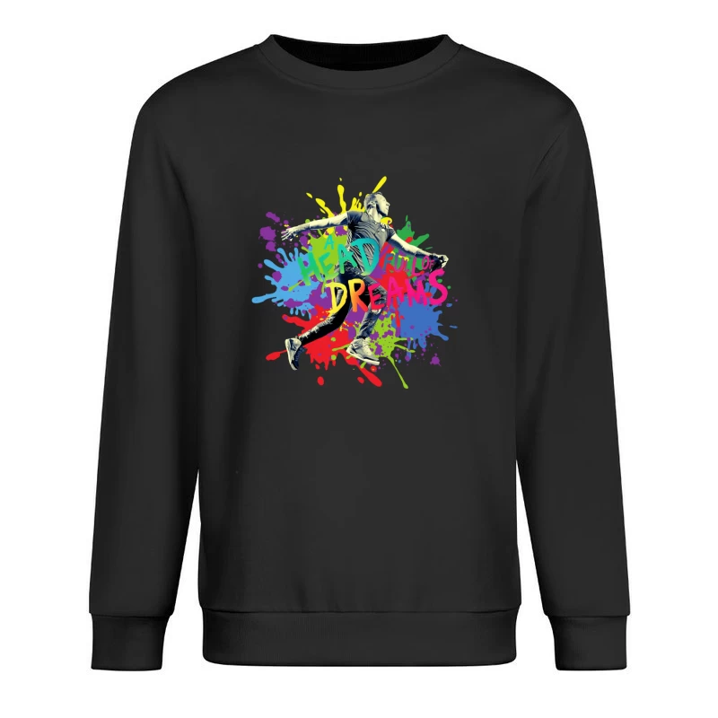 Coldplay Splash Color Male Pullover Sweatshirt