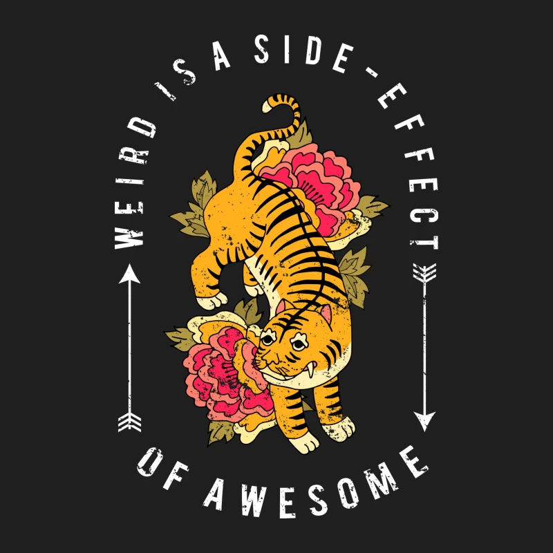 Tigre artistique avec message inspirant Homme Débardeur