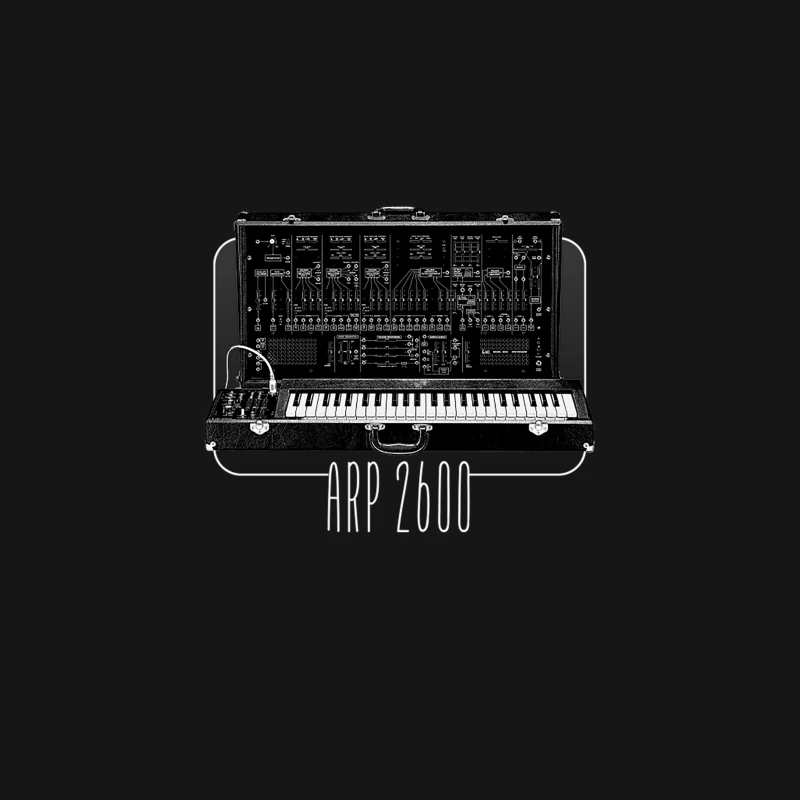 ARP 2600   Retro Synthesizer Lover Design Desk Mat