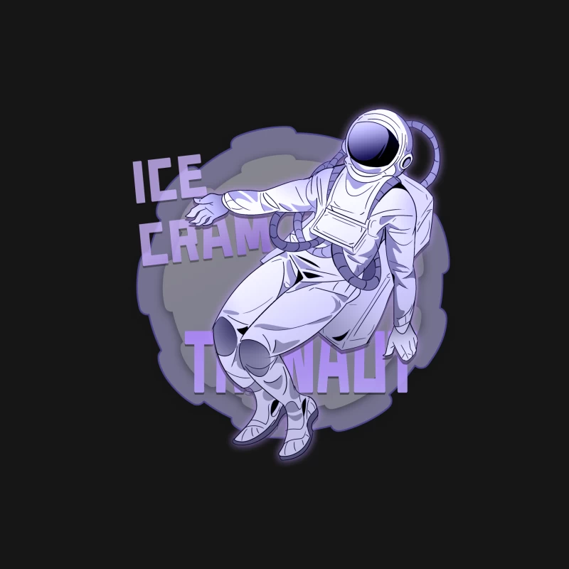 Astronaut im Raum mit Eiscreme Damen T-Shirt