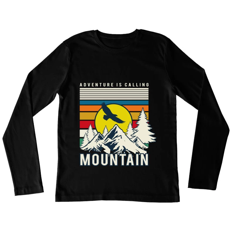 Abenteuer auf dem Berg Damen Langarm T-Shirt