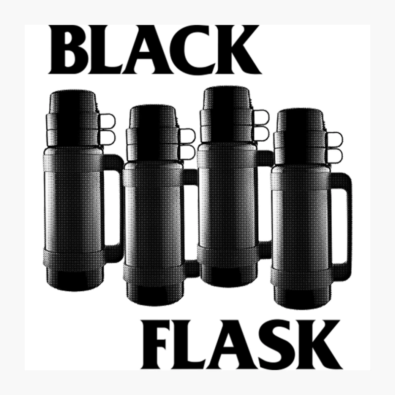 Black Flask - Black Flag Parody Design Tribute Pin