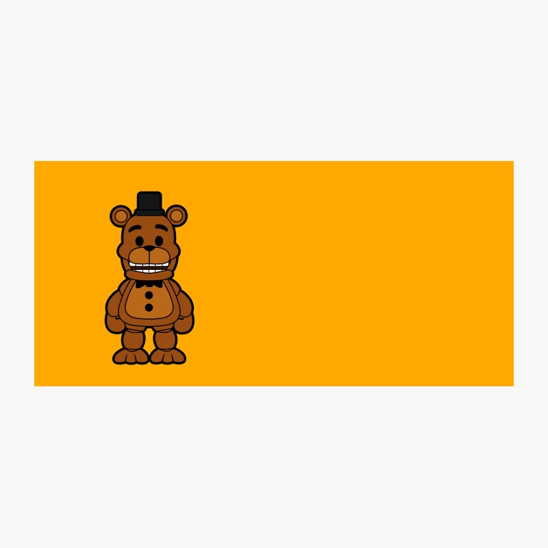 Cartoon Animatronic Bear from Five Nights at Freddy's Video Game Coffee Mug