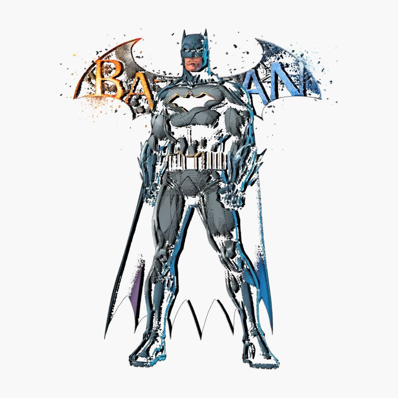 Batman Character Illustration Cotton Tote Bag