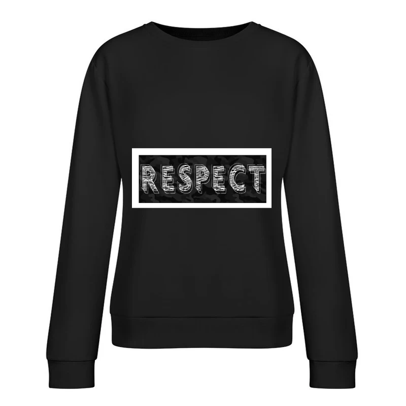 Respect Design Female Pullover Sweatshirt