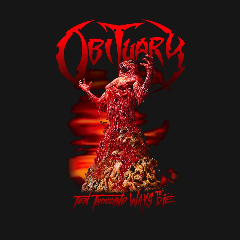 Obituary Ten Thousand Ways To Die Male T-Shirt