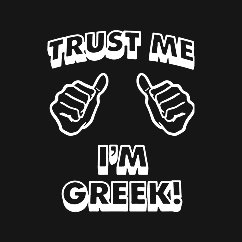 Trust Me I_m Greek Mouse Pad