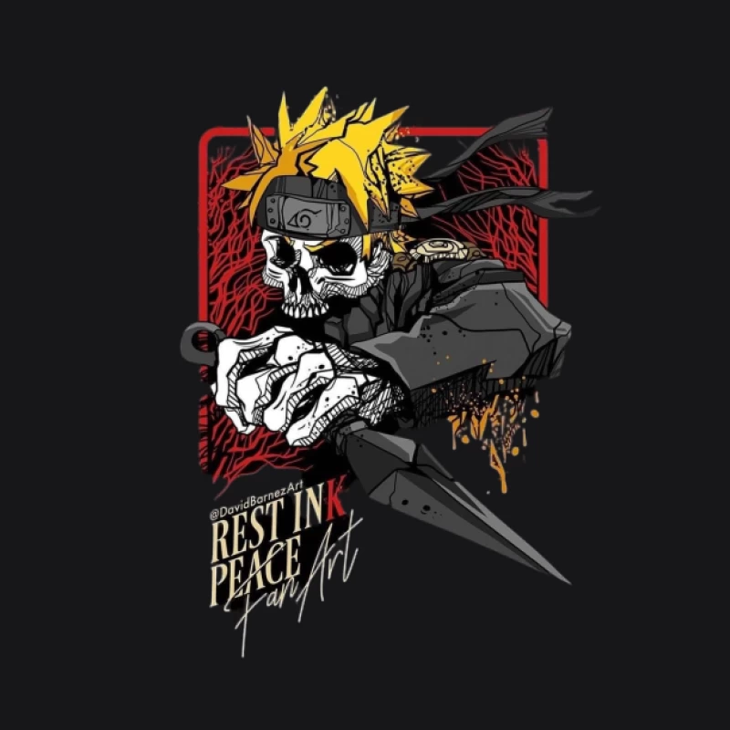 Skelett-Ninja-Kunst mit Kunai Herren Pullover Hoodie