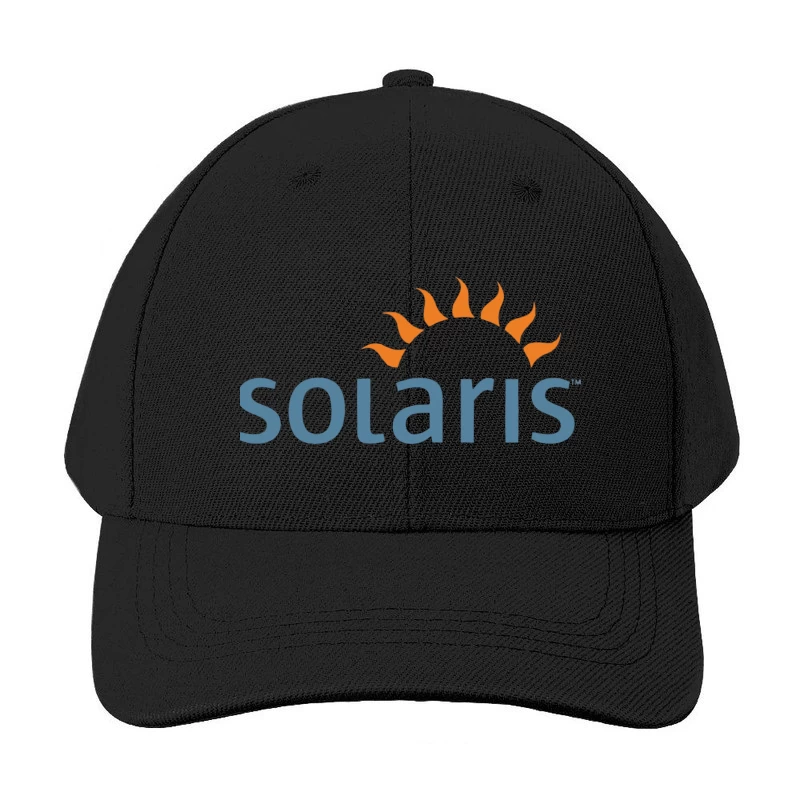 Solaris Operating System Logo with Sun Symbol Baseball Cap