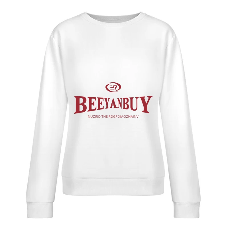 Beeyanbuy Mode Logo Damen Pullover Sweatshirt