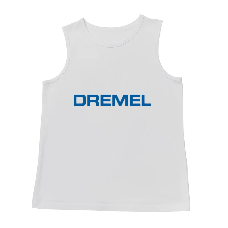 Dremel Power Tools Company Blue Logo Male Tank Top