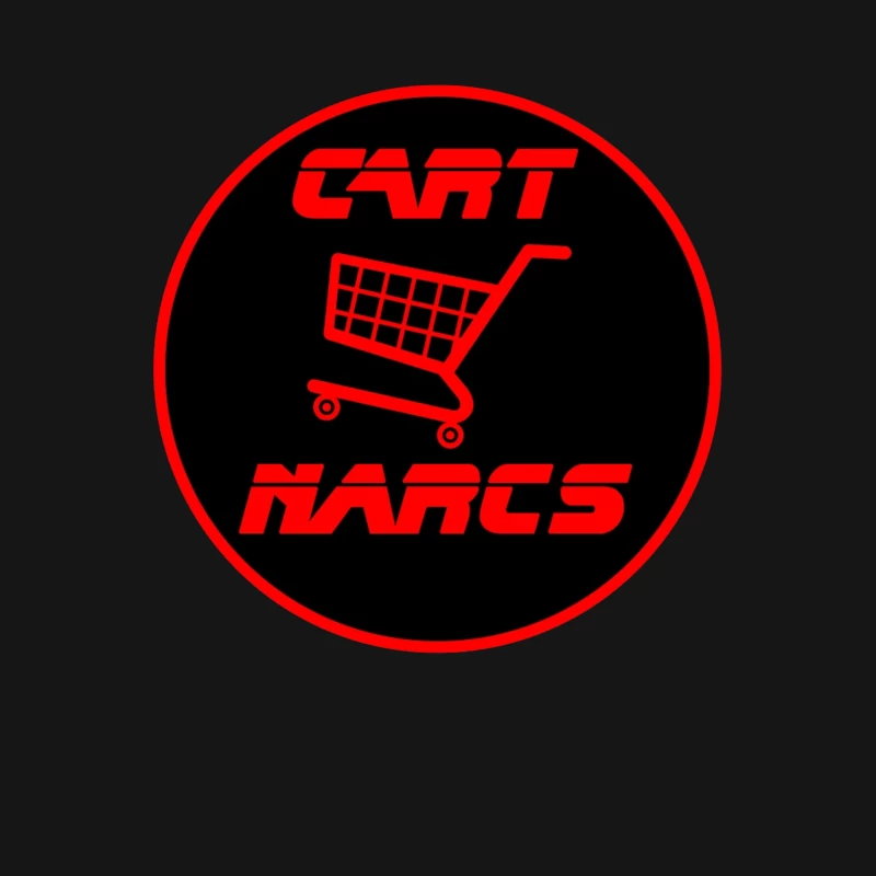 Cart Nares E-Commerce Shopping Logo Design Male T-Shirt