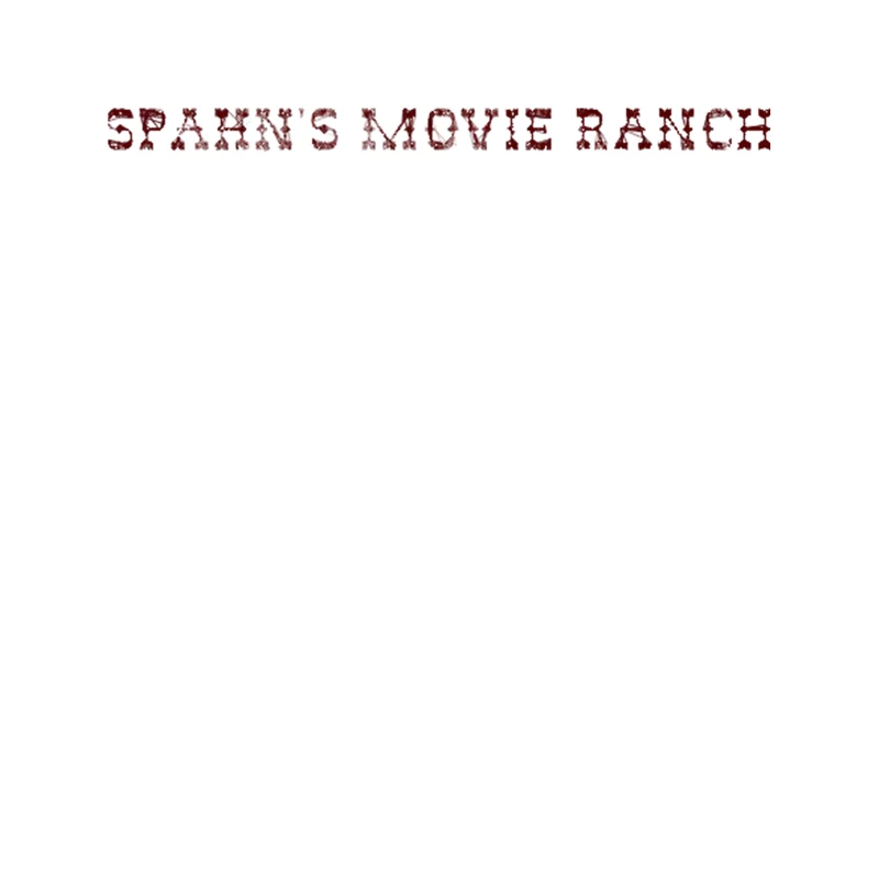 Vintage Western Movie Ranch Typography Tapestry