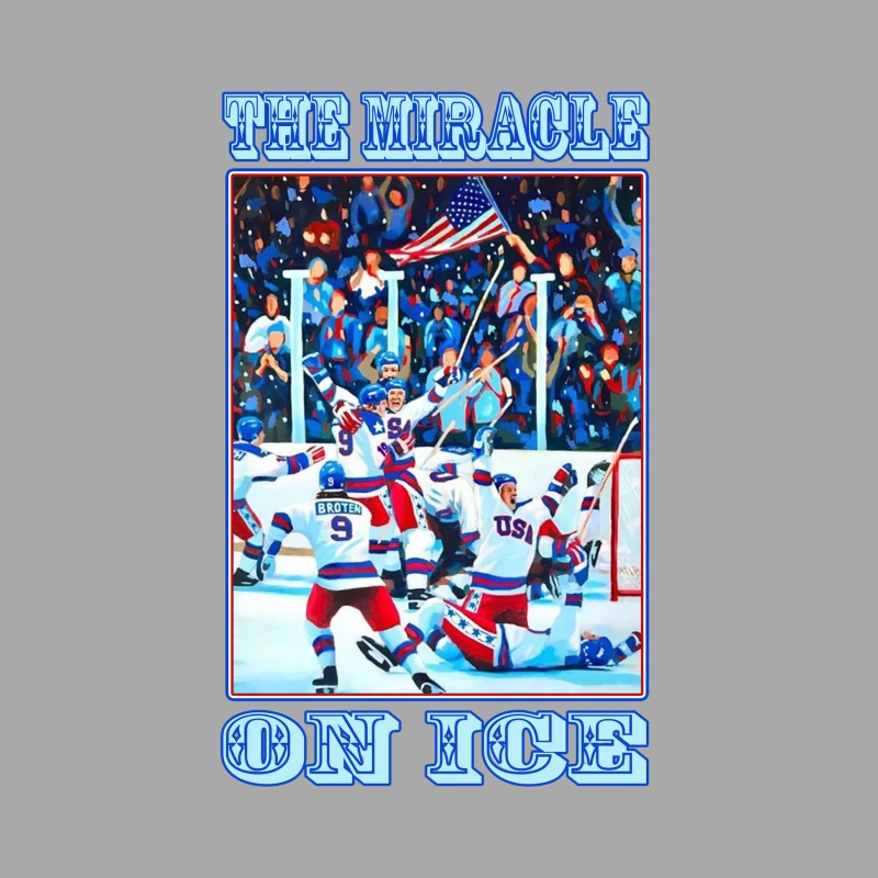 Team USA 1980 - THE MIRACLE ON ICE Female Pullover Hoodie