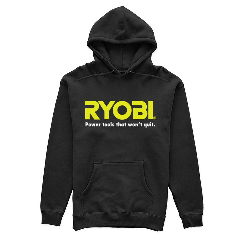 Ryobi Power Tools Corporate Logo with Slogan Female Pullover Hoodie