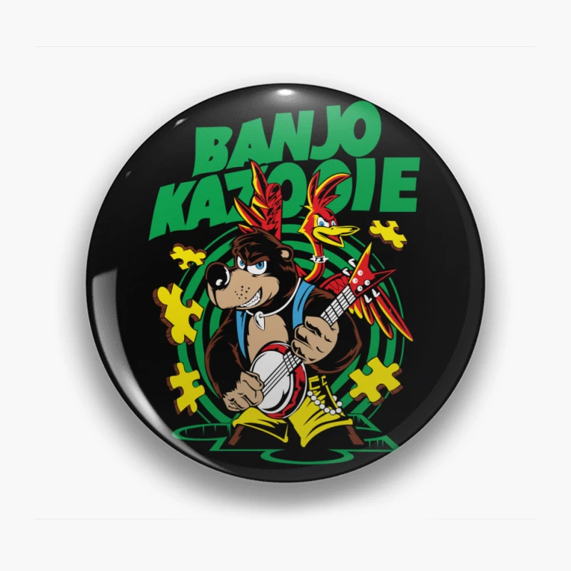 Banjo-Kazooie Animated Character Art Pin