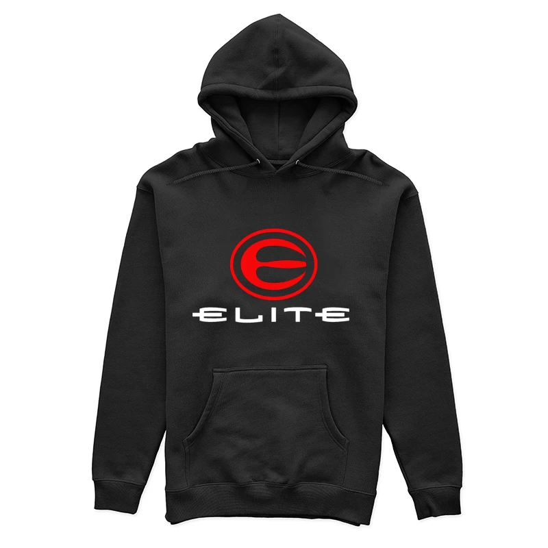 Elite Automotive Company Red Logo Design Female Pullover Hoodie