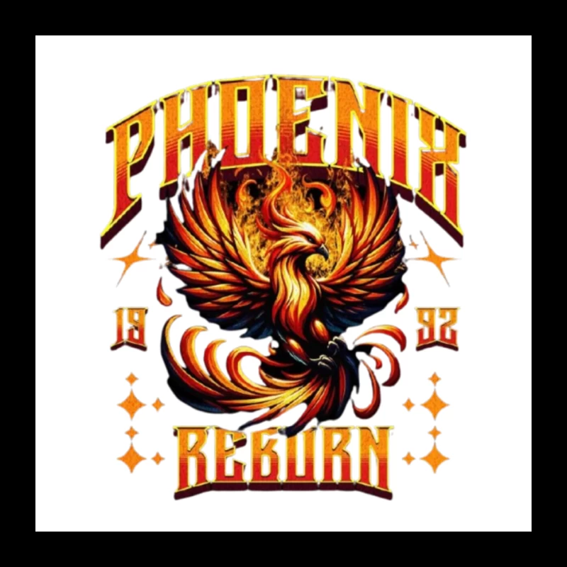 Vintage Phoenix Reborn Fire Bird Mythological Design Pin