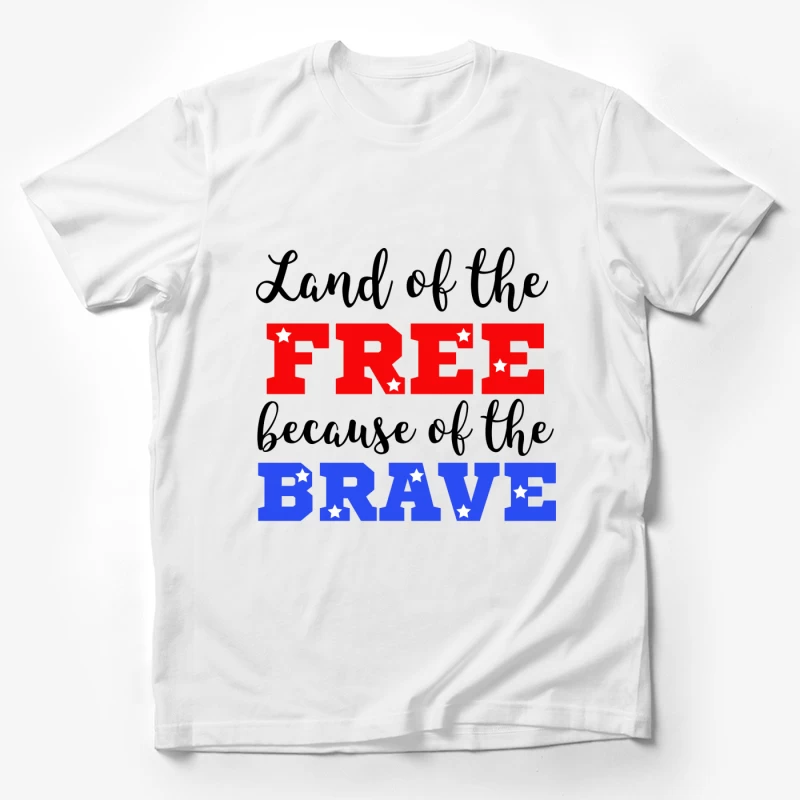 Design USA : Liberté et Courage Homme T-Shirt