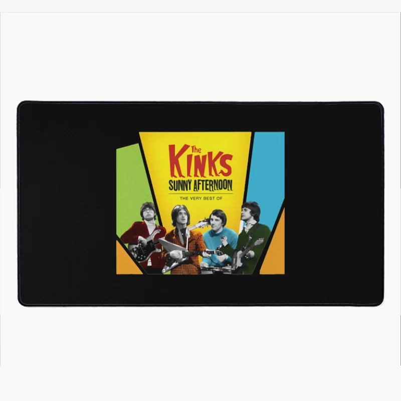 The Kinks 'Sunny Afternoon: The Very Best Of' Vintage Album Cover Desk Mat