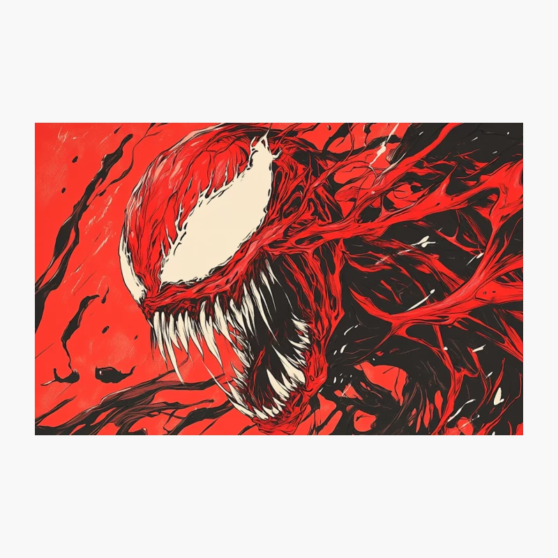 Carnage: Marvel's Ferocious Red Symbiote Villain Travel Mug