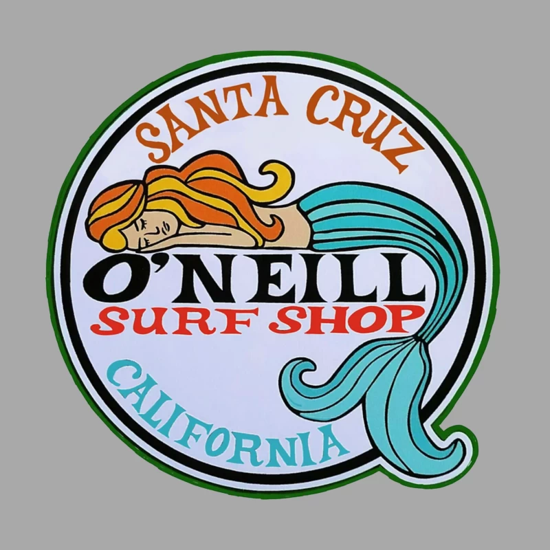 Vintage O'Neill Surf Shop Logo from Santa Cruz, California Female Pullover Hoodie