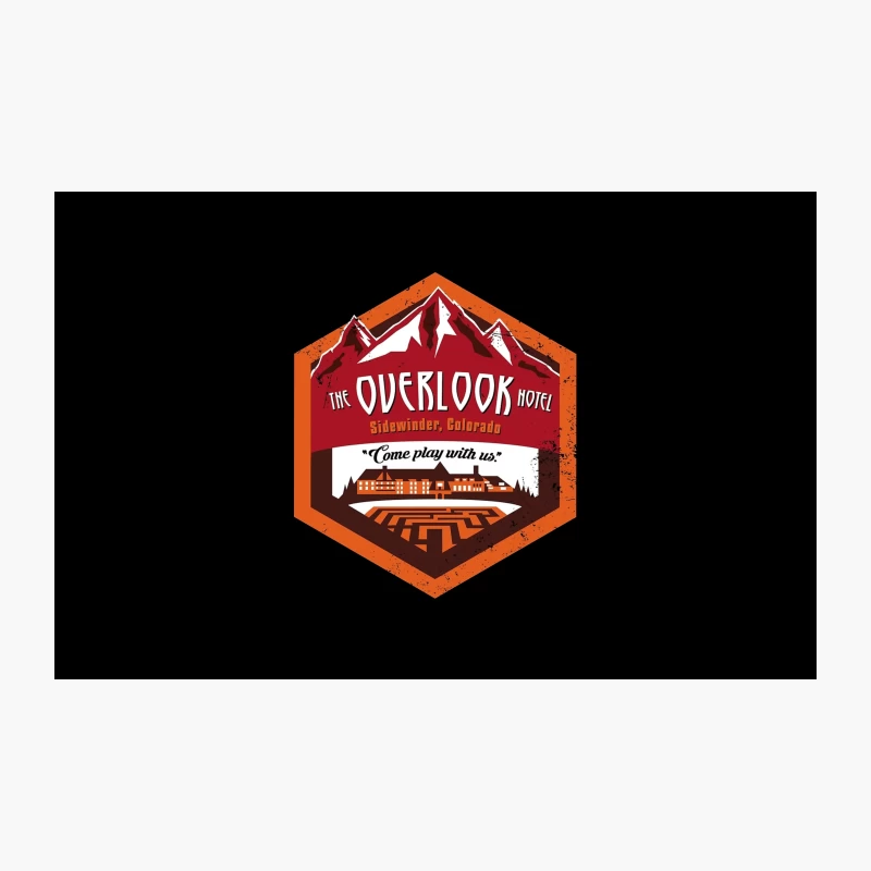Vintage Logo for The Overlook Hotel: A Sinister Mountain Resort Travel Mug