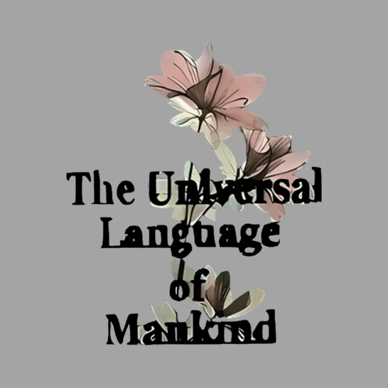 Die universelle Sprache der Menschheit Herren T-Shirt