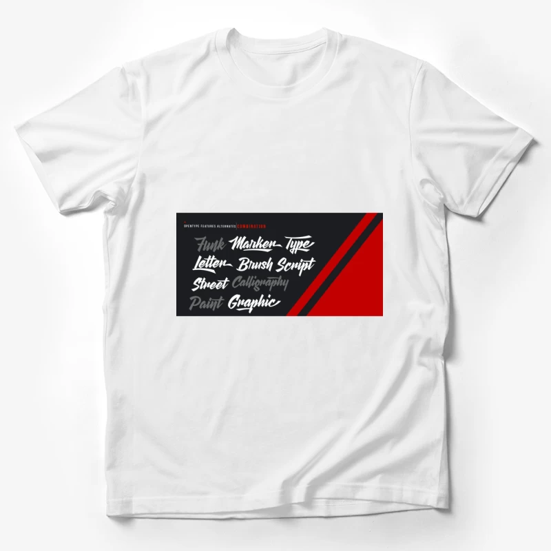 Design typographique alterné avec texte artistique Homme T-Shirt
