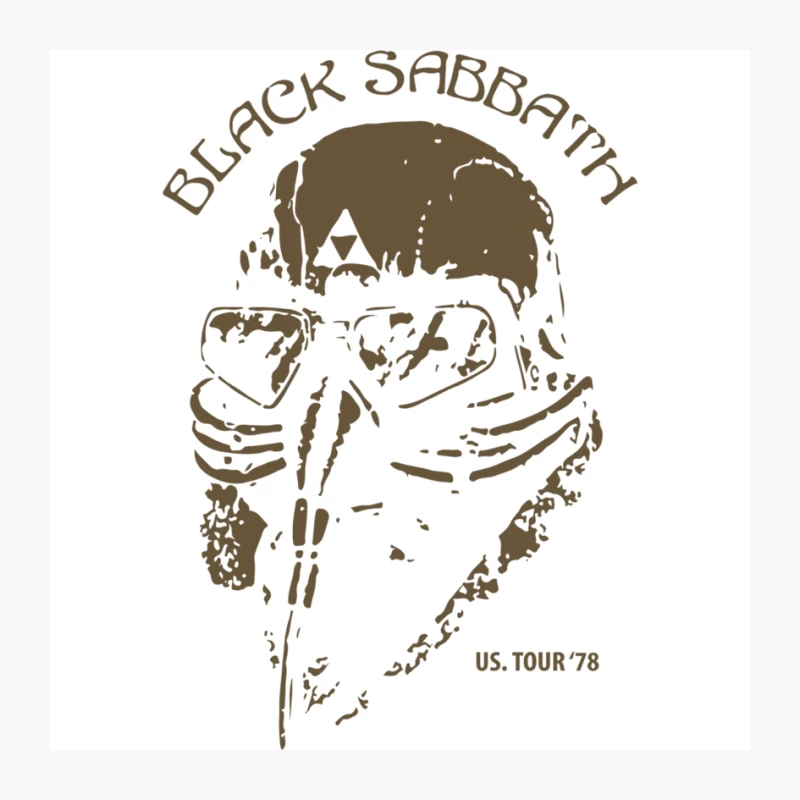 Official Black Sabbath US Tour 78 Avengers Pin