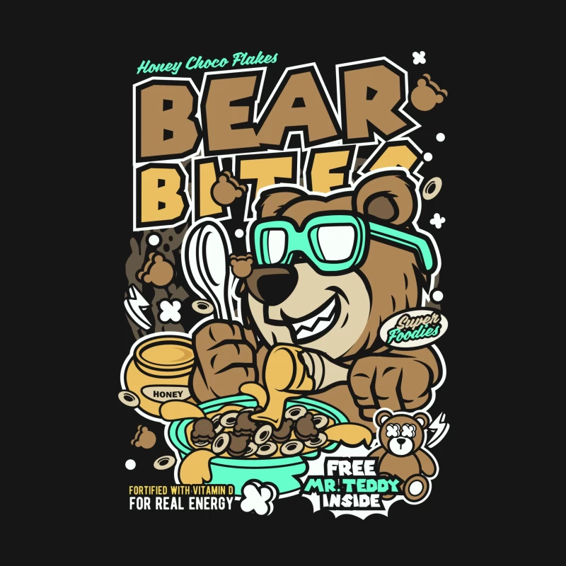 Petit-déjeuner gourmand avec ours et céréales Femme T-Shirt