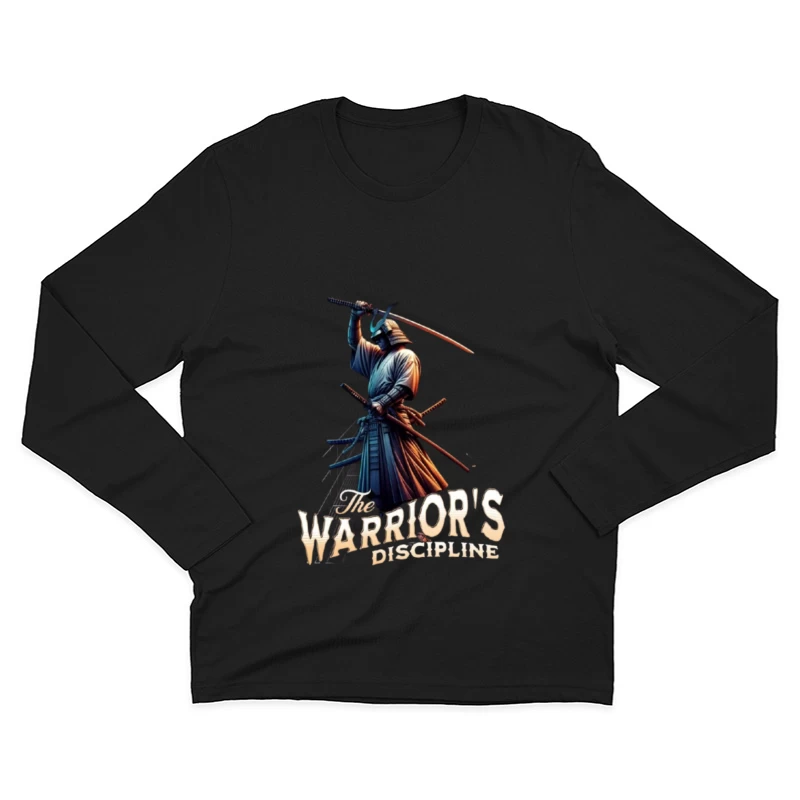 Samurai Warrior's Combat Discipline Male Long Sleeve T-Shirt