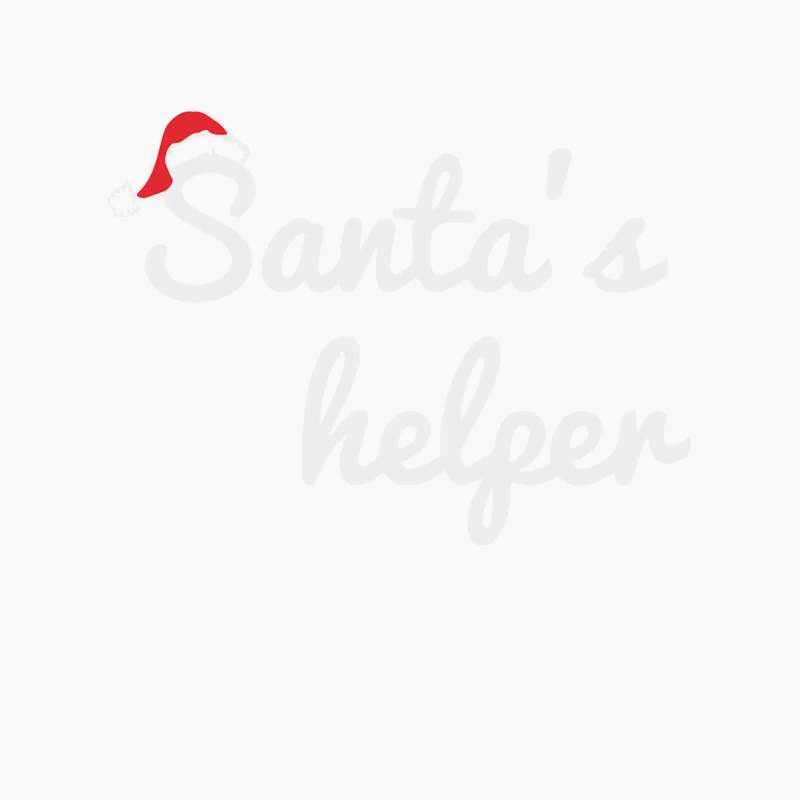 Santa_s Helper Cute Christmas Cotton Tote Bag