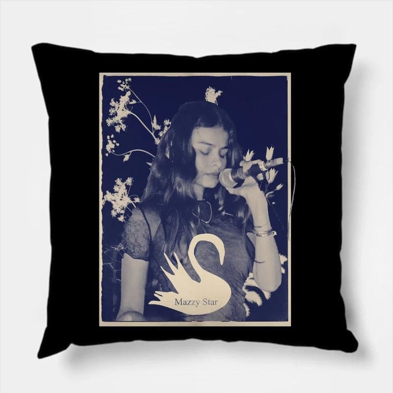 Mazzy Star Retro Throw Pillow