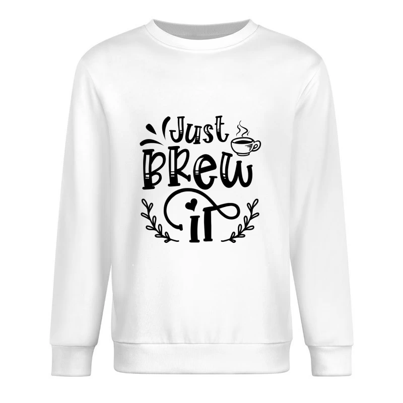 Silhouette de Chat dans une Nocturne Homme Sweat-shirt à enfiler
