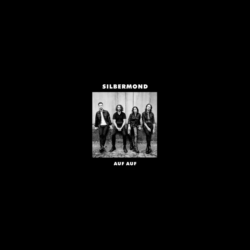 German Rock Band Silbermond - Black and White Promotional Photo Coffee Mug