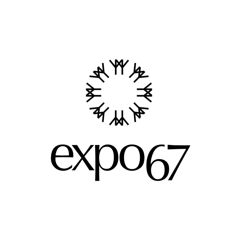 Expo 67 Logo Throw Pillow