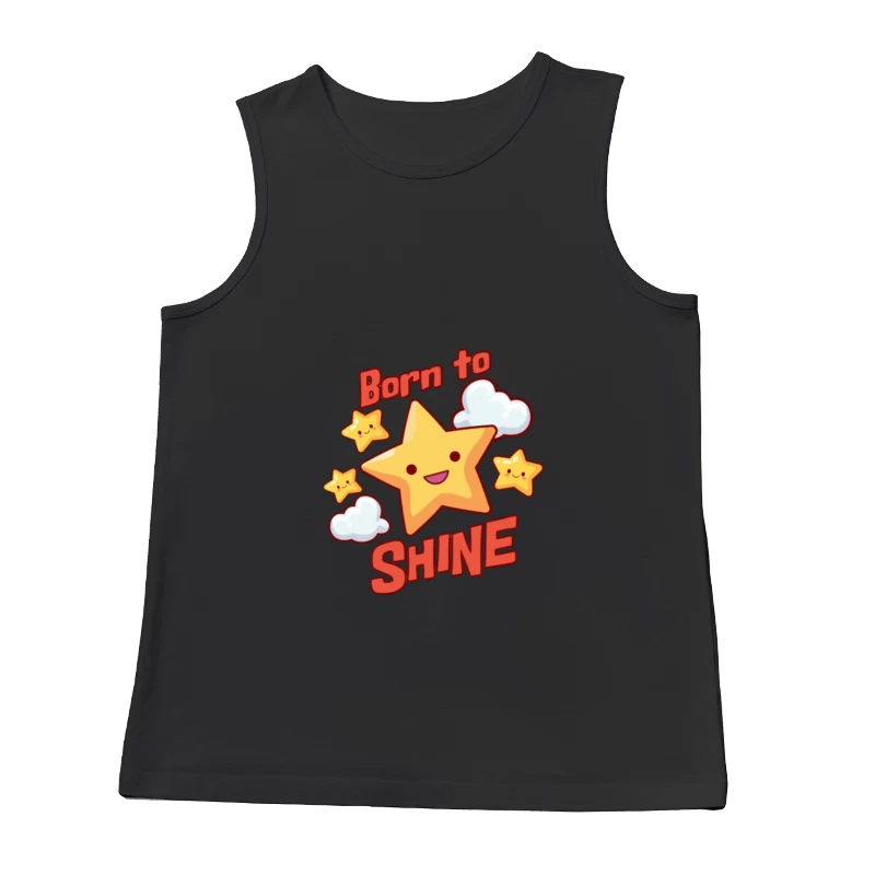 Niedlicher Stern mit Slogan Herren Tanktops