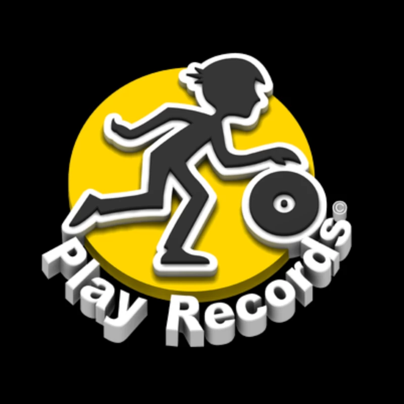3D Play Records Logo Mouse Pad