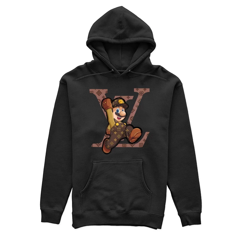 Designer-Mario Charakter Damen Pullover Hoodie