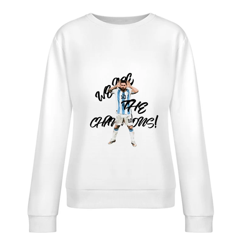 Fußballfeier mit Trikot Damen Pullover Sweatshirt
