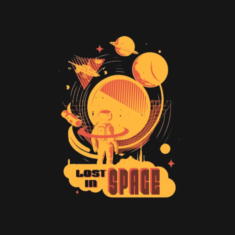 Aventure Perdue dans l'Espace Homme T-Shirt