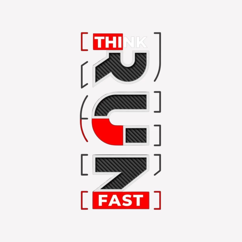 Creative Logo Design with Typography Male T-Shirt