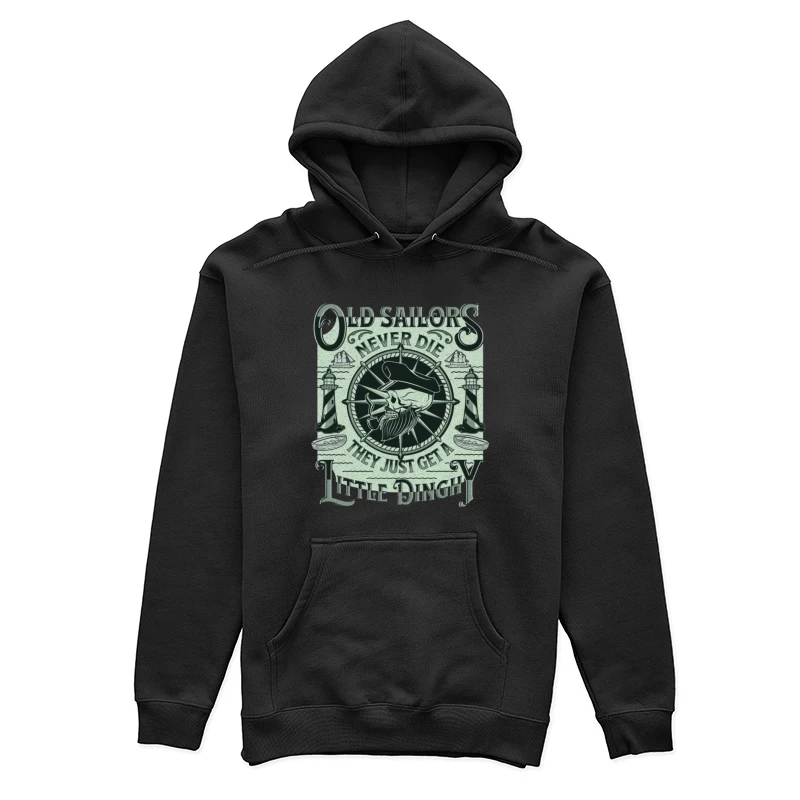 Alte Seemänner leben ewig Damen Pullover Hoodie