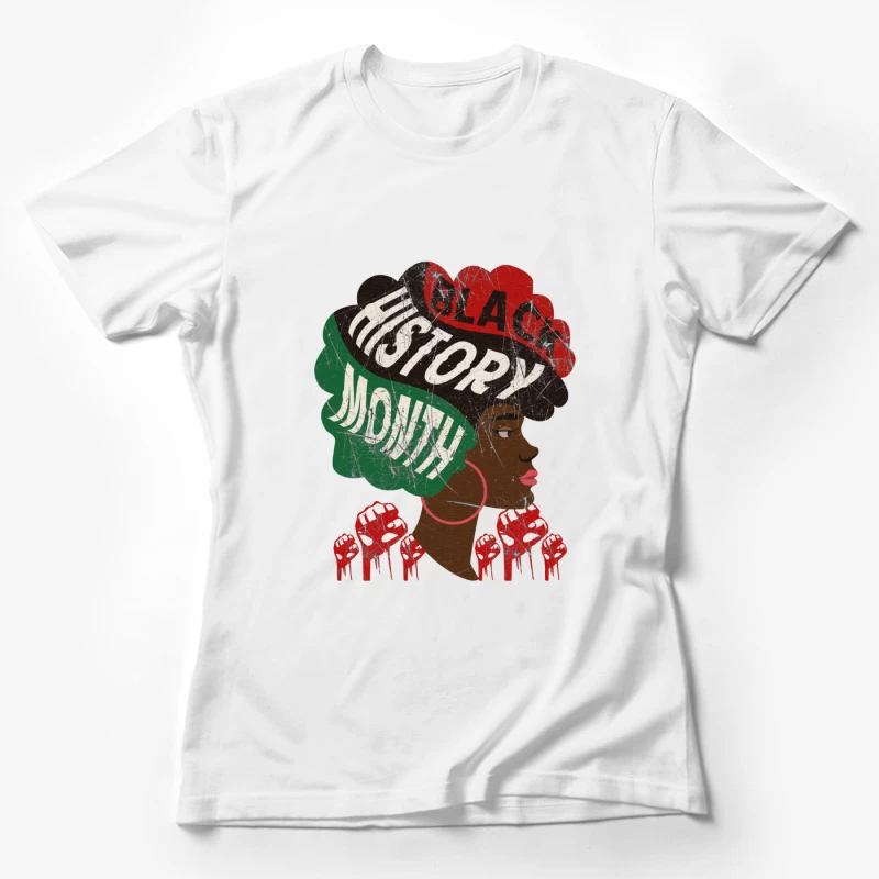 Schwarze Geschichte Monat, Afro, Ermächtigung Damen T-Shirt